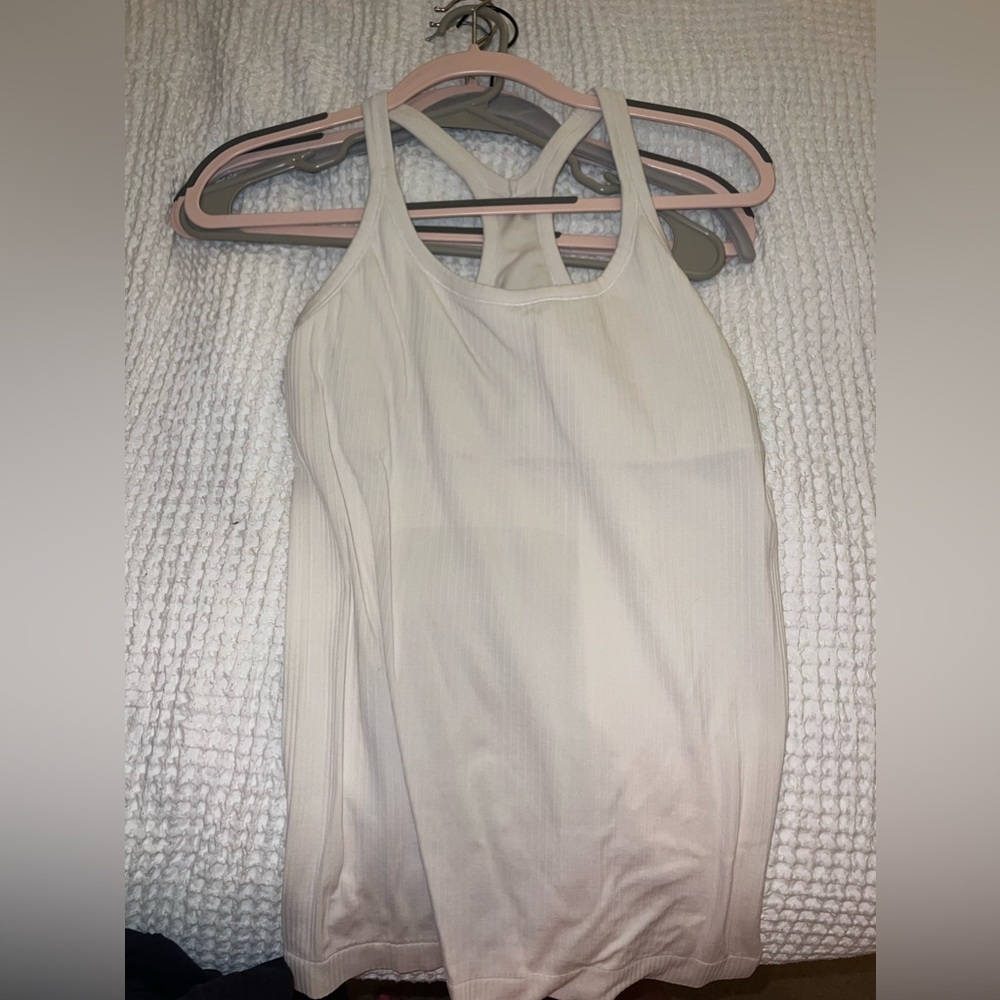 Lululemon ebb to street tank - white